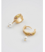 Fable England Blackberry Bramble Pearl Drop Earrings