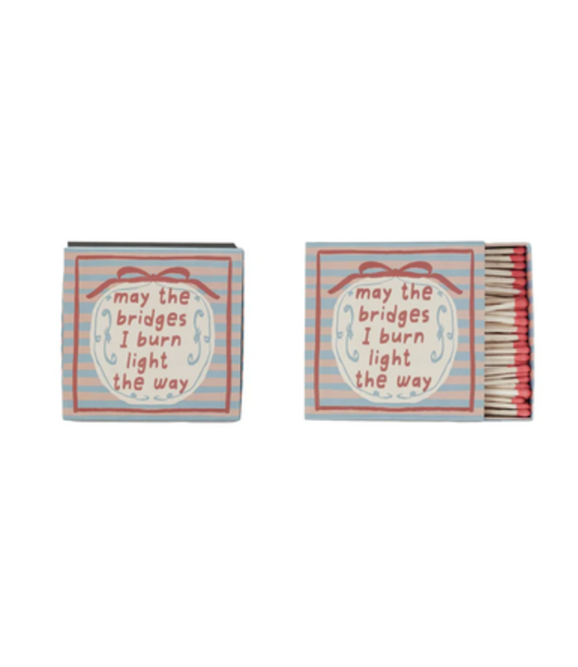 Safety Matches in Matchbox w Saying