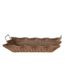 Decorative Hand-Woven Rattan Scalloped Tray