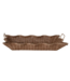Decorative Hand-Woven Rattan Scalloped Tray