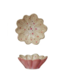 Decorative Stoneware Flower Shaped Dish