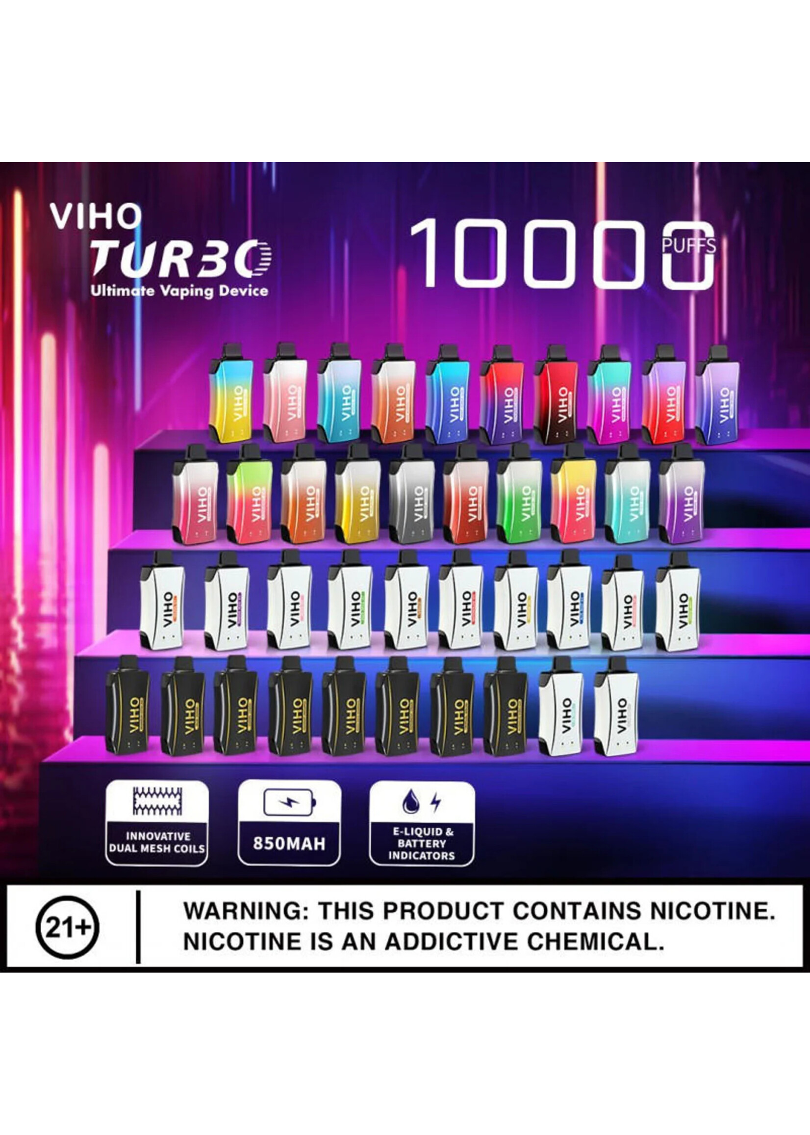 Viho Viho Turbo 10000 puffs 17ml