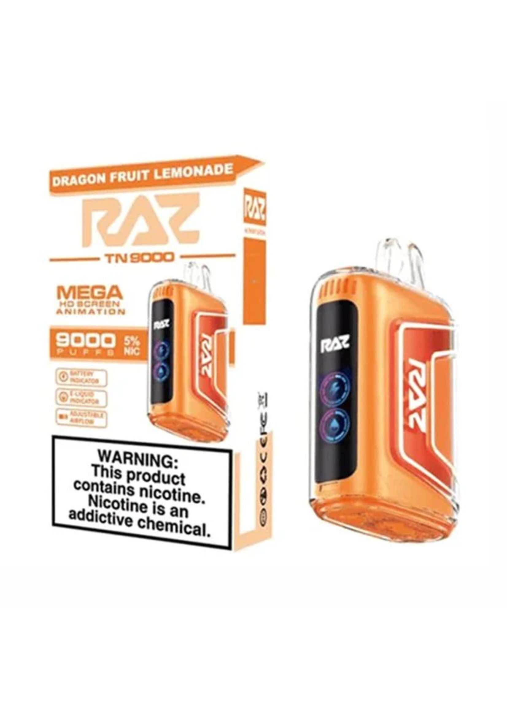 Raz Raz  9000  puffs 12ml