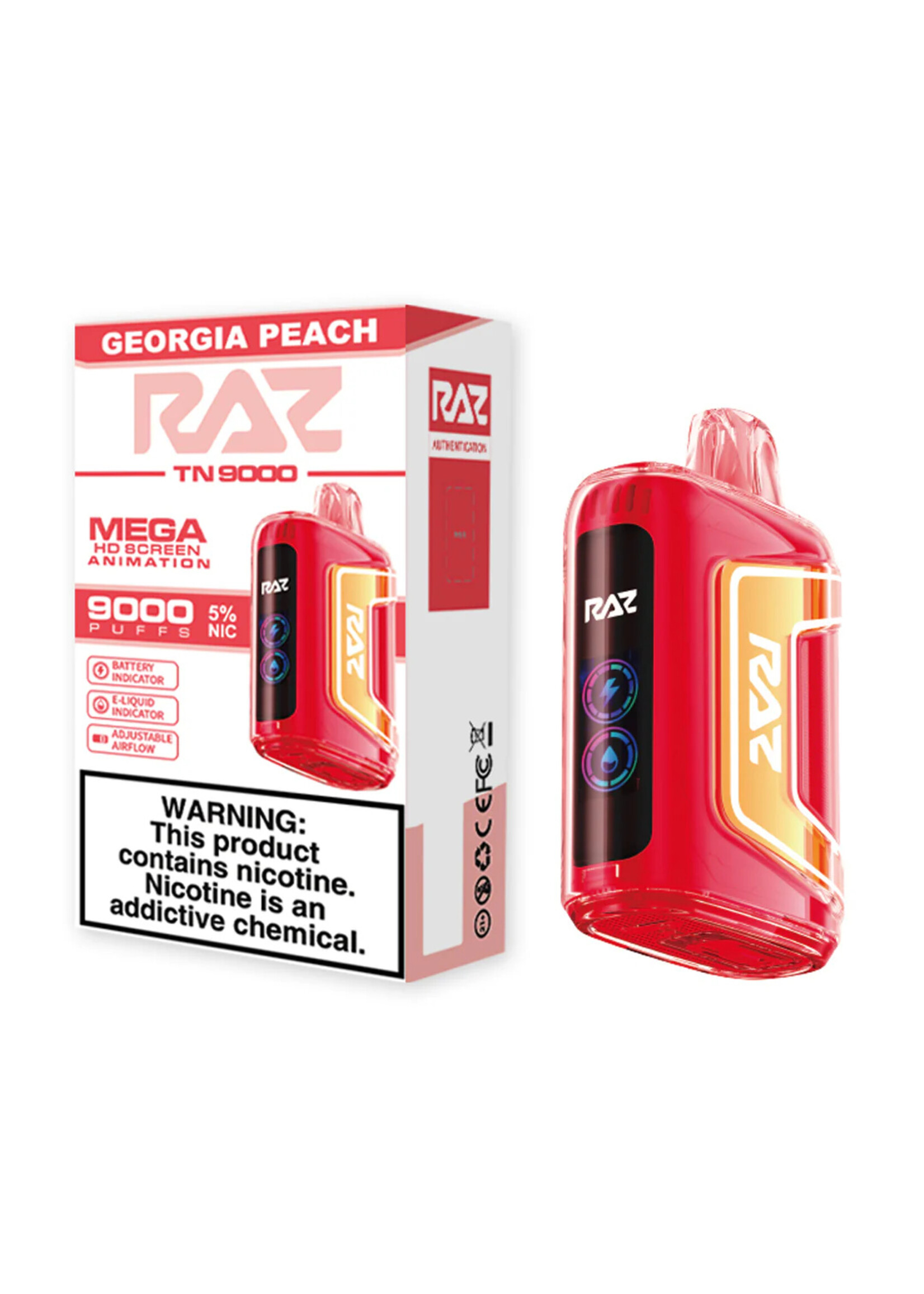 Raz Raz  9000  puffs 12ml