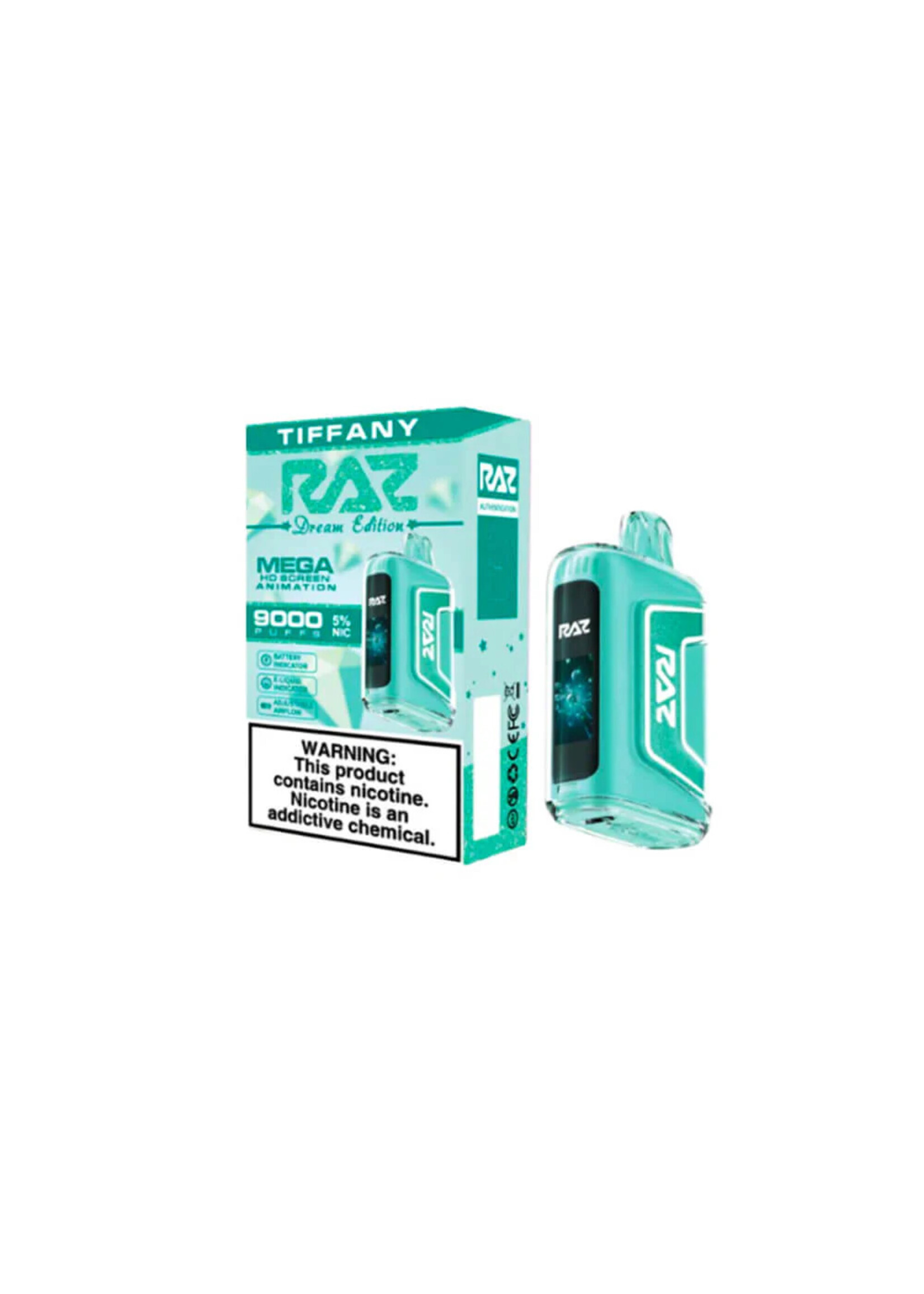 Raz Raz  9000  puffs 12ml