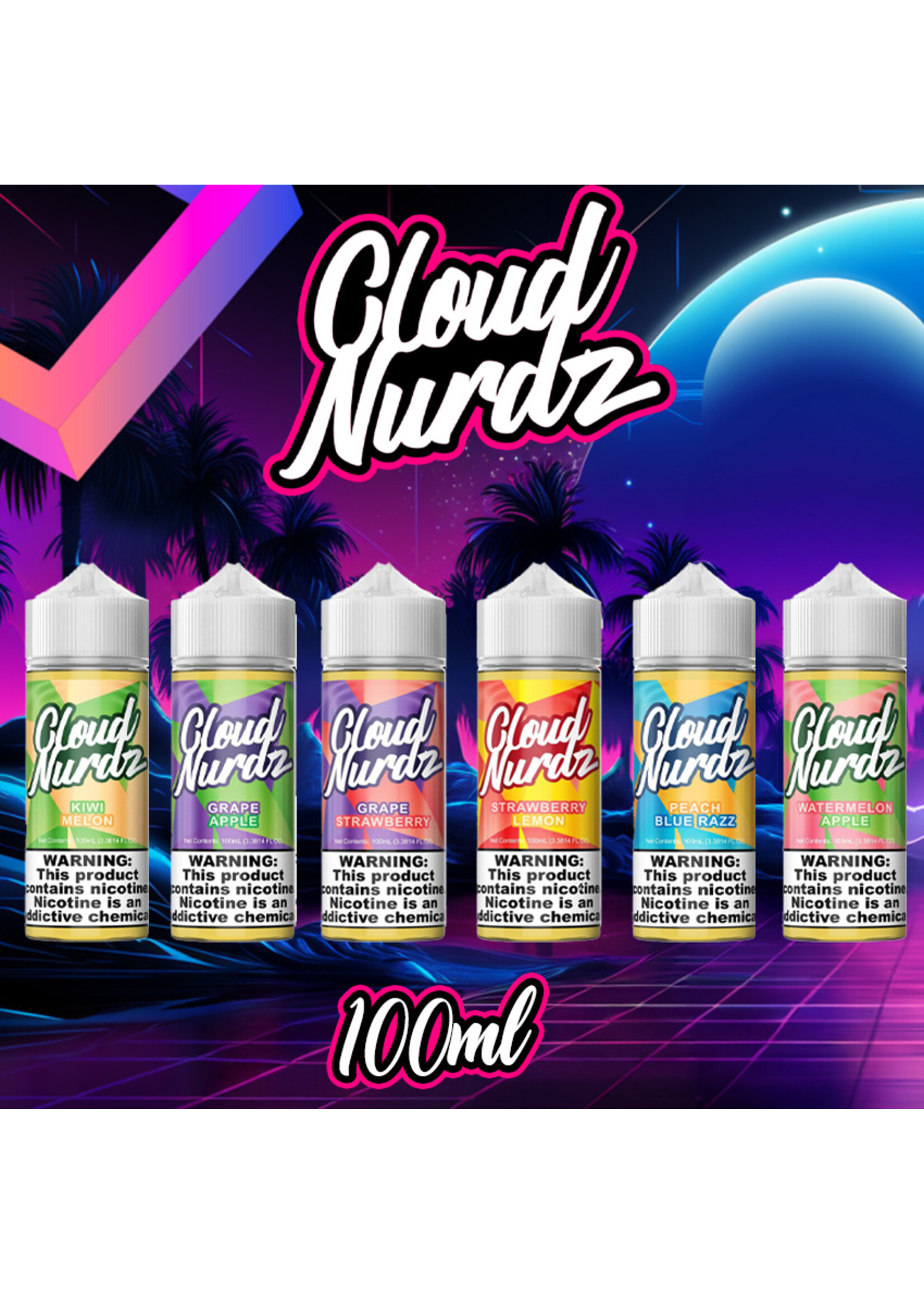 Cloud Nurdz E-liquid 100ml