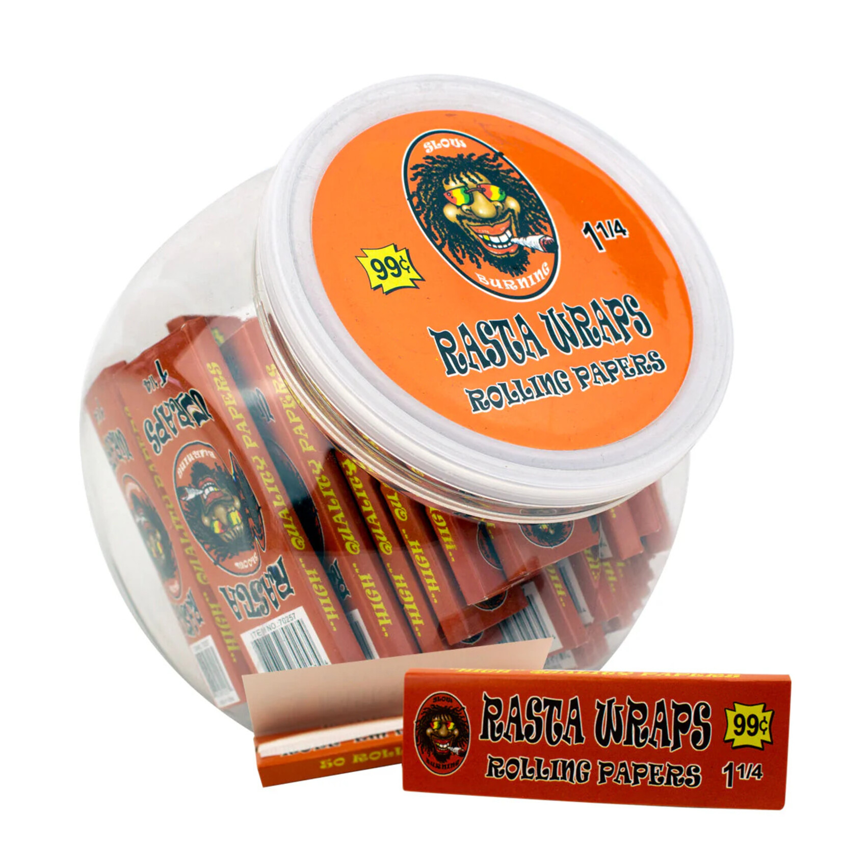 Rasta Wraps Rasta Wraps 1 1/4 Size Rolling Paper