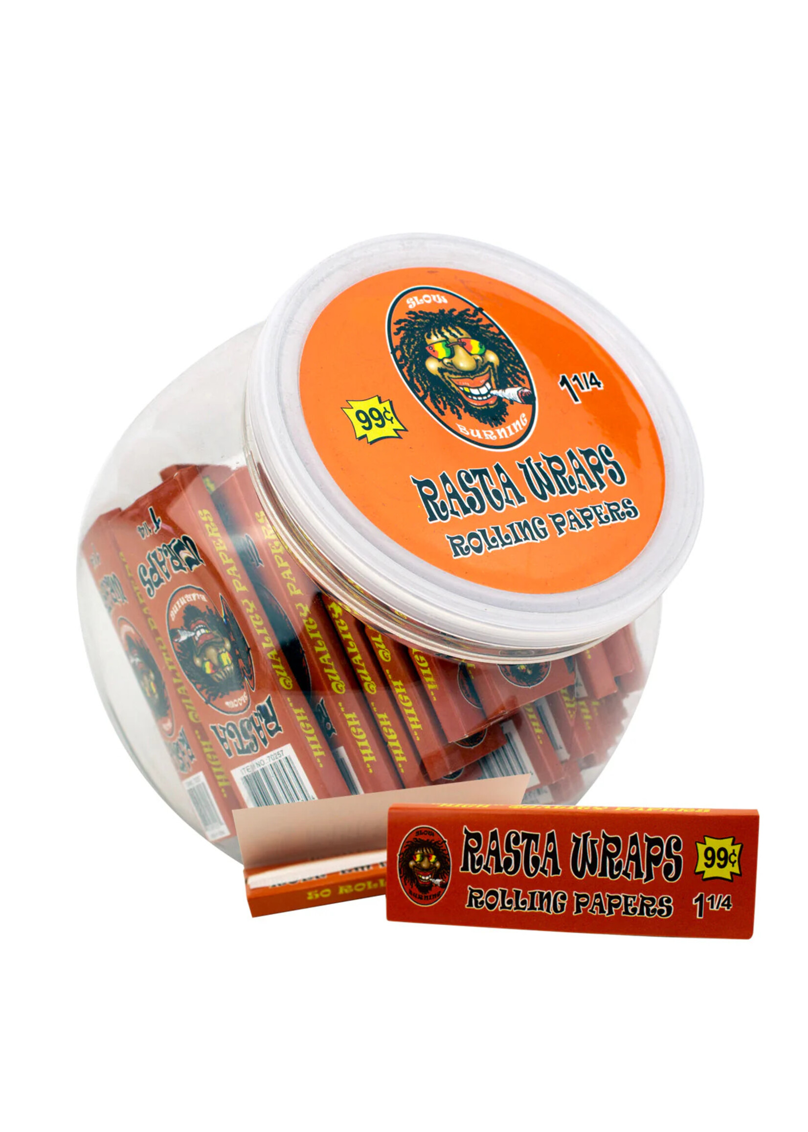 Rasta Wraps Rasta Wraps 1 1/4 Size Rolling Paper