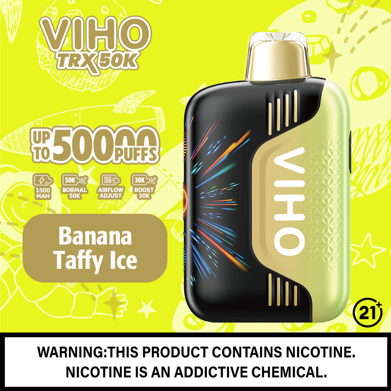how much is elf bar vape VIHO TRX 50K puffs