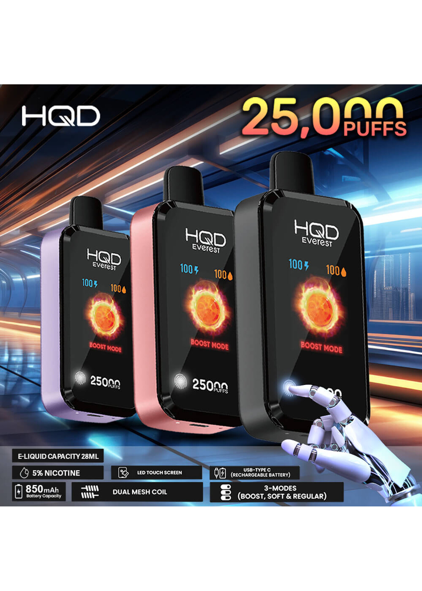 HQD HQD Everest 25000 Puff