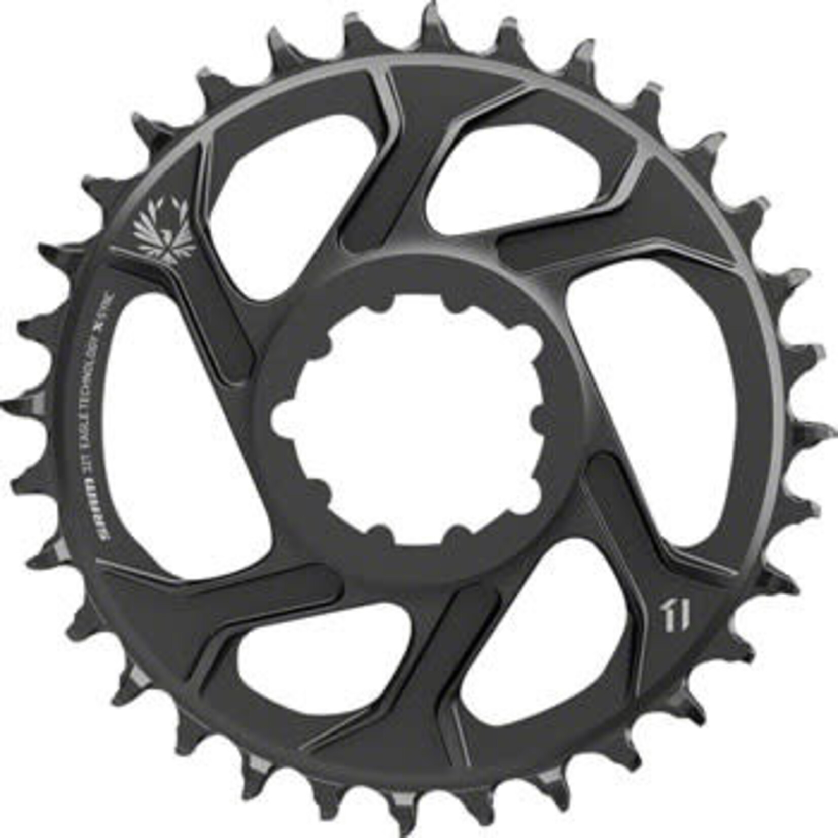 SRAM SRAM X-Sync 2 Eagle Direct Mount Chainring - 32 Tooth, 3mm Boost Offset, 12-Speed, Black