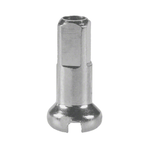 DT Swiss Each - DT Swiss Standard Spoke Nipples - Brass, 1.8 x 12mm, Silver