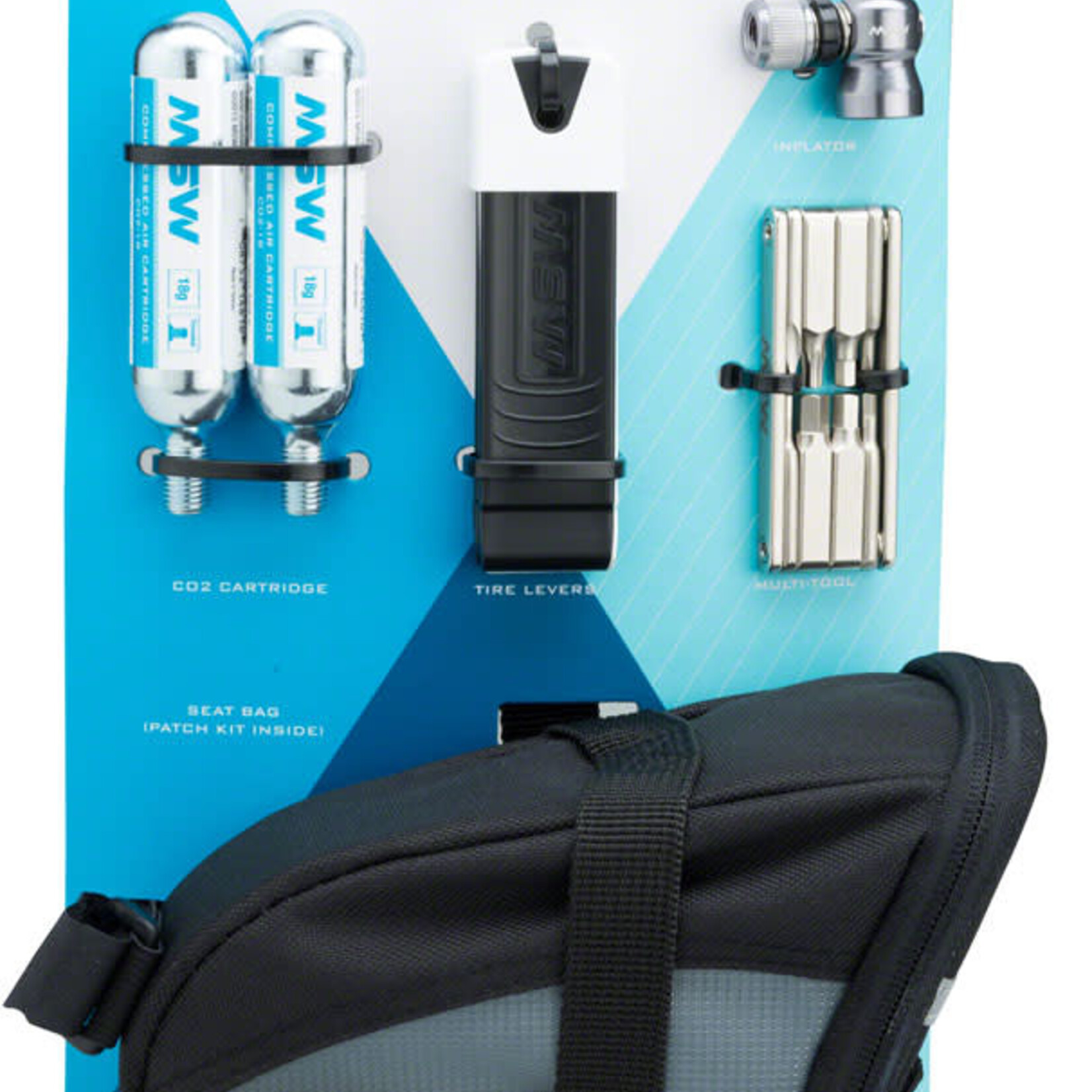 MSW MSW Ride and Repair Kit with Seatbag and CO2