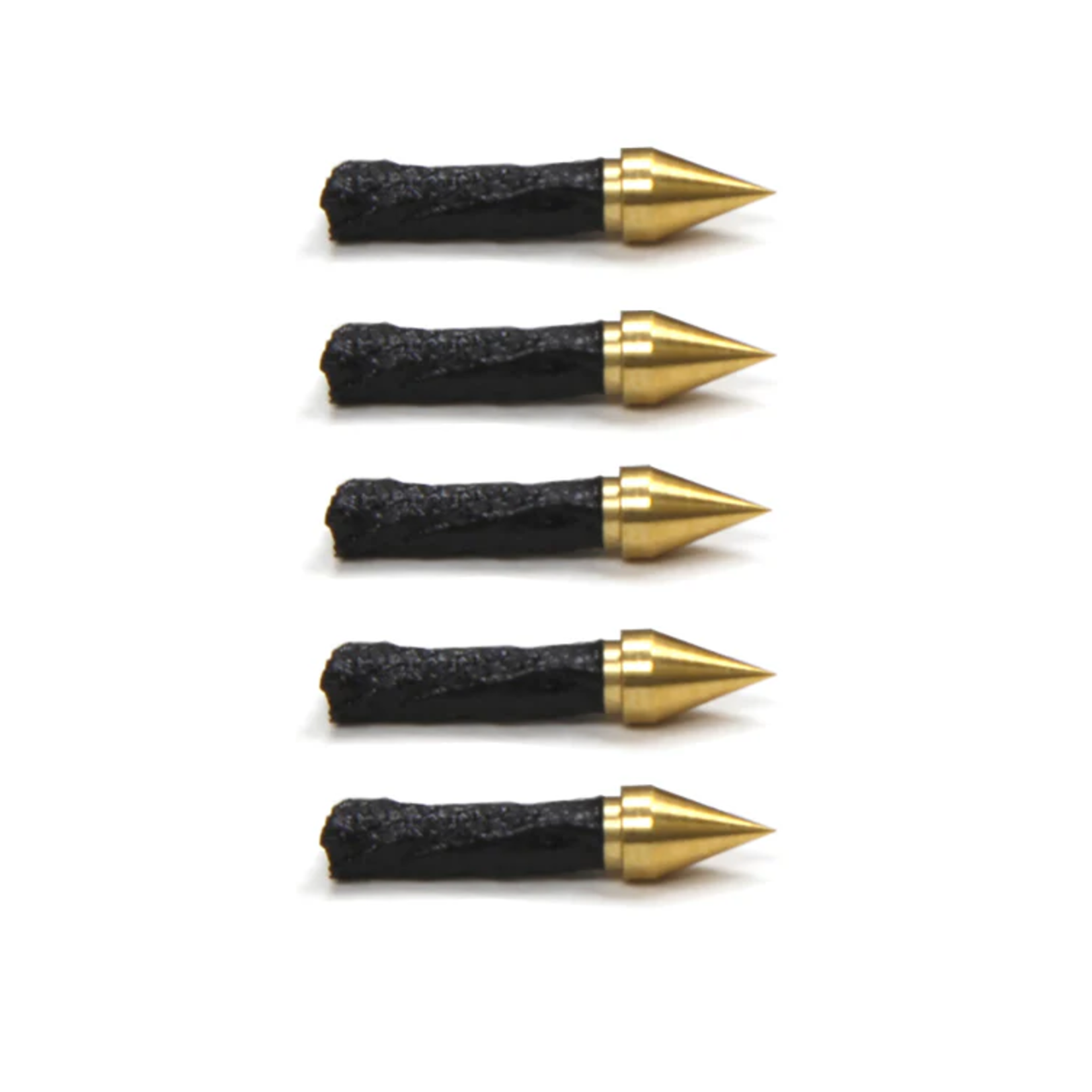 Dynaplug REPAIR PLUGS -- BRASS POINTED TIP - 5 PACK