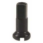 DT Swiss Each - DT Swiss Standard Spoke Nipples - Brass, 2.0 x 12mm, Black