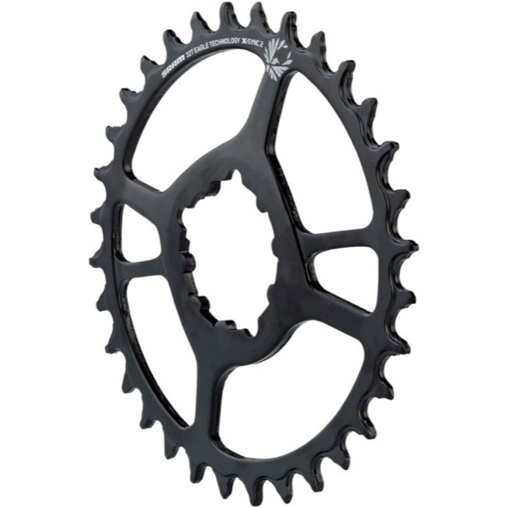 SRAM SRAM X-Sync Eagle 12sp Boost DM Chainring Steel 32t, Black