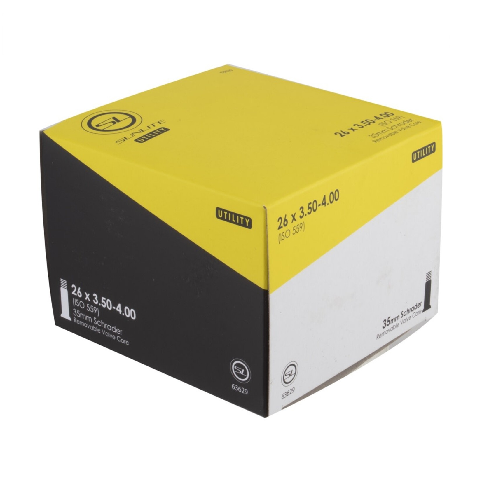 SUNLITE TUBE SUNLT UTILIT 26x3.50-4.00 SV35 FFW106mm