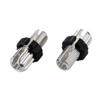 Jagwire Each - M10 Slotted Alloy Adjusting Barrel, Silver/Black