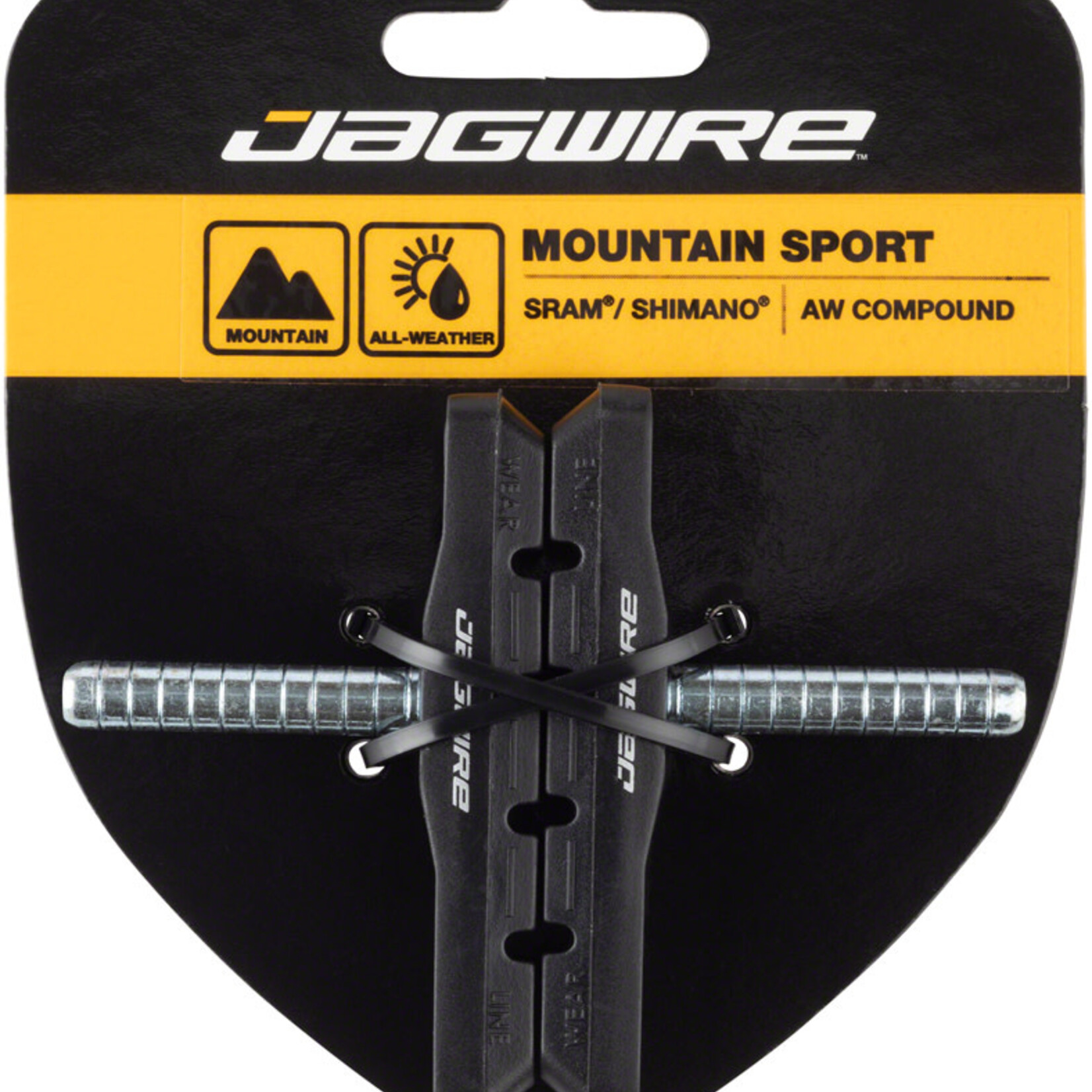 Jagwire Jagwire Mountain Sport Brake Pads Smooth Post Black