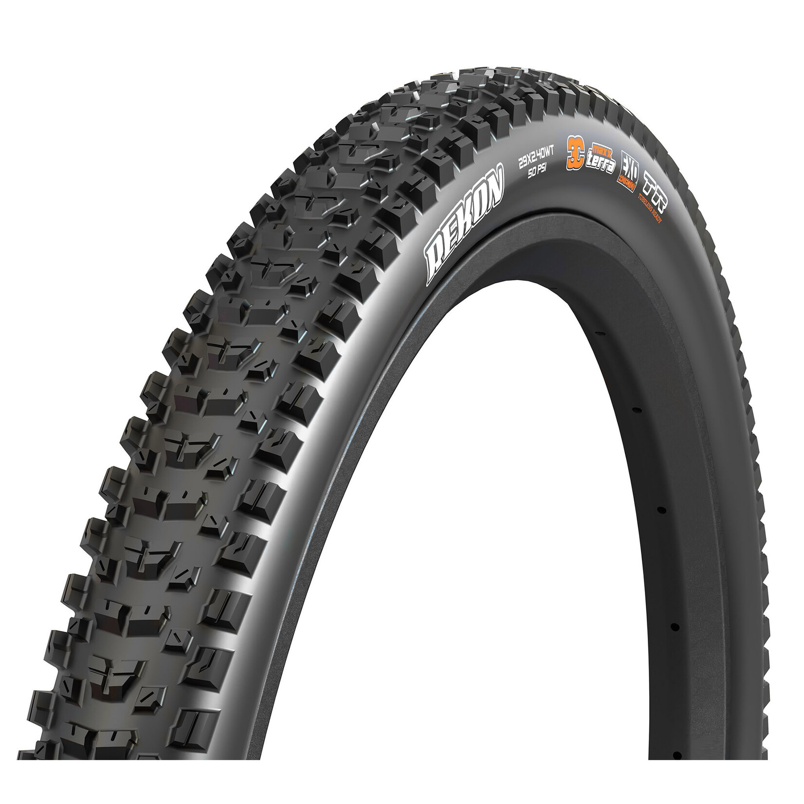 Maxxis Rekon Tire - 29 x 2.4, Tubeless, Folding, Black, Dual, EXO, Wide Trail