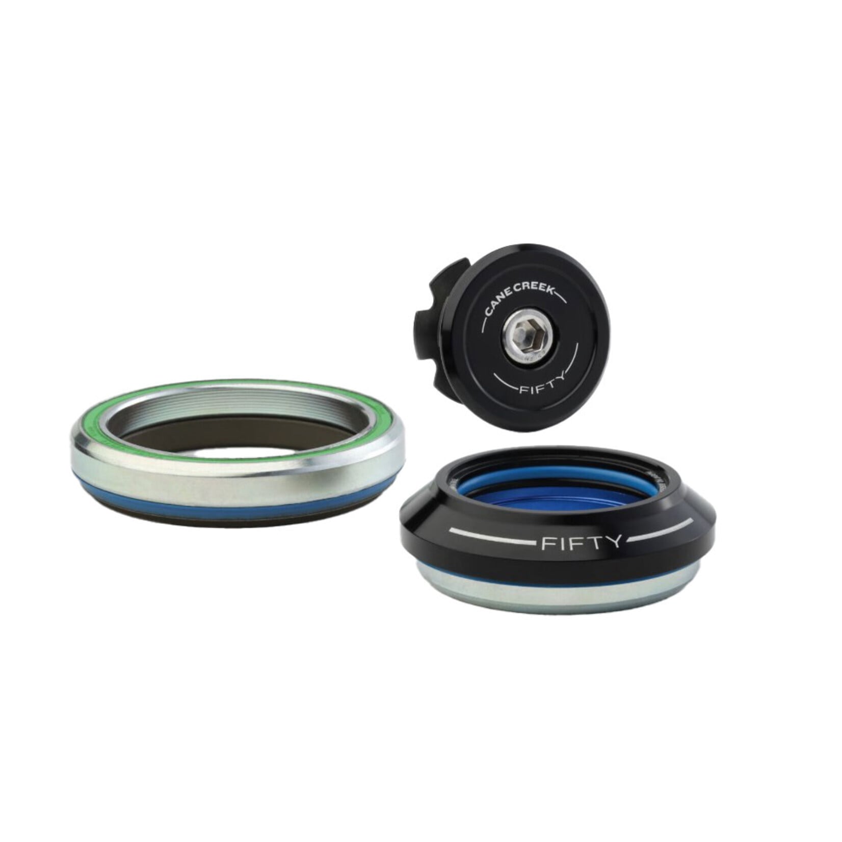Cane Creek Cane Creek 50-Series Headset, IS41/28.6|IS52/40, Black
