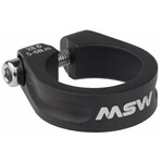 MSW Seatpost Clamp - 28.6mm, Bolt-On, Black