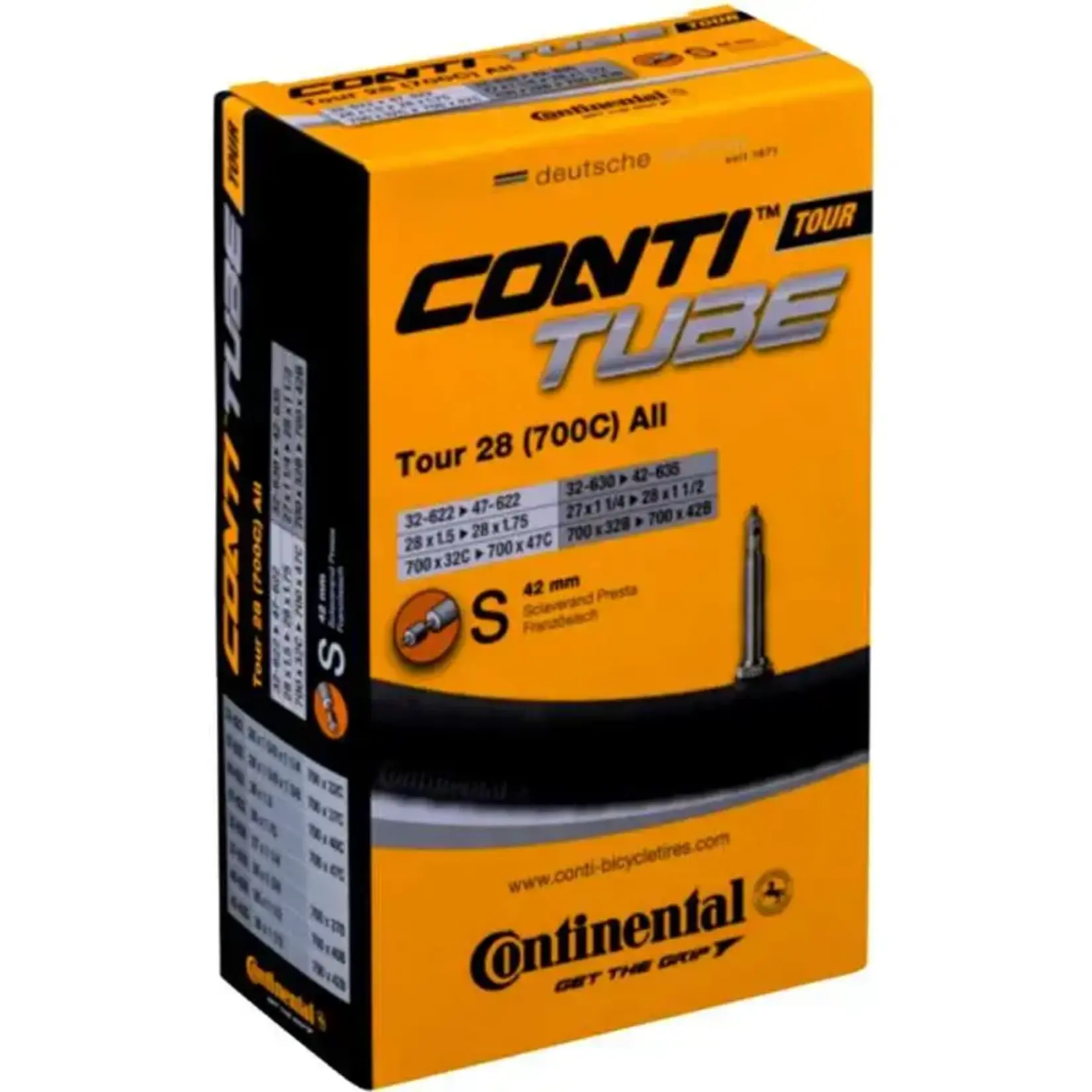 Continental Standard Tube - 700 x 32 - 47mm, 42mm Presta Valve