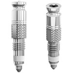 Clik Valve Core Set, Presta, Pair, Silver