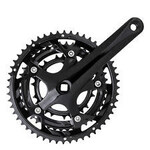 PEDALIER 52/42/30 alliage noir 9/8vt 170