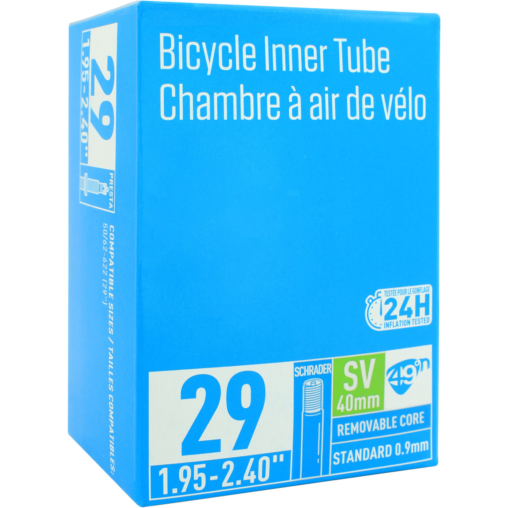 49N Chambre à air - valve Schrader 29 x 1.95-2.40"
