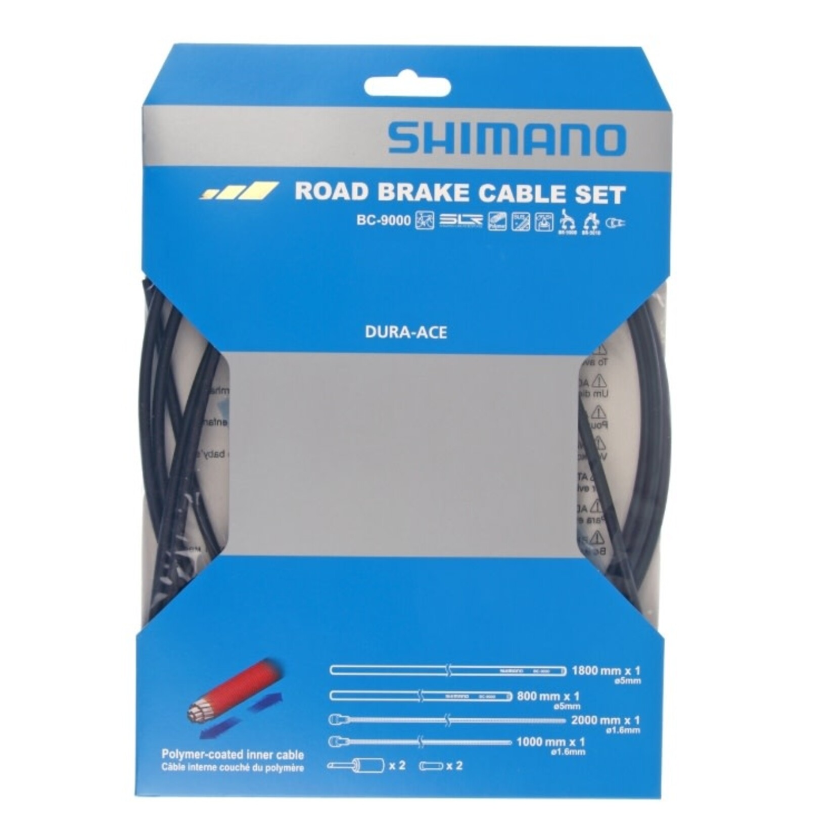 Shimano Road brake cable and housing set, Polymer