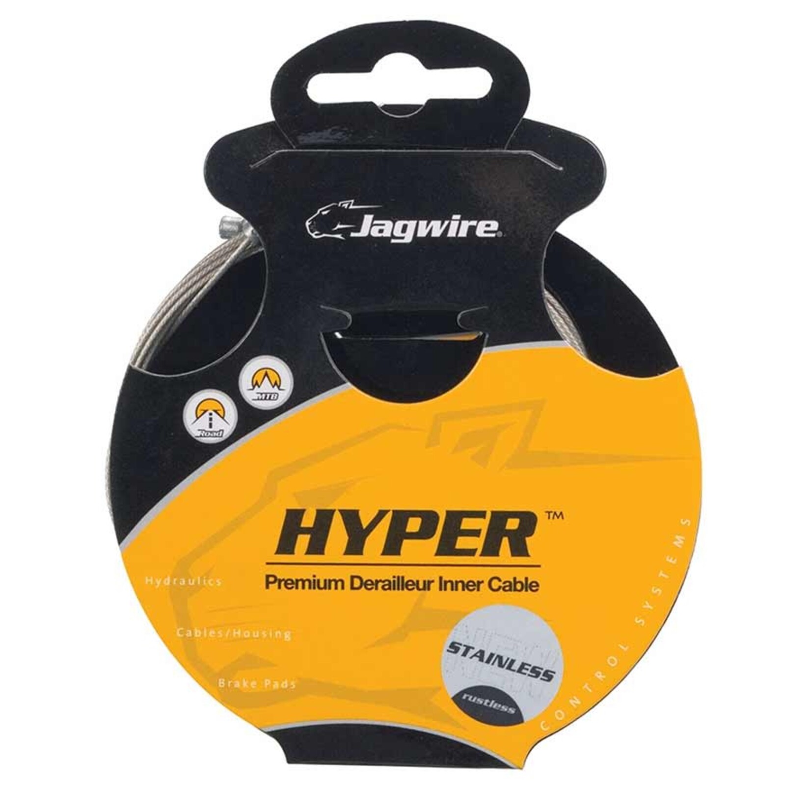Jagwire Derailleur cable, Stainless, 4445mm (tandem)