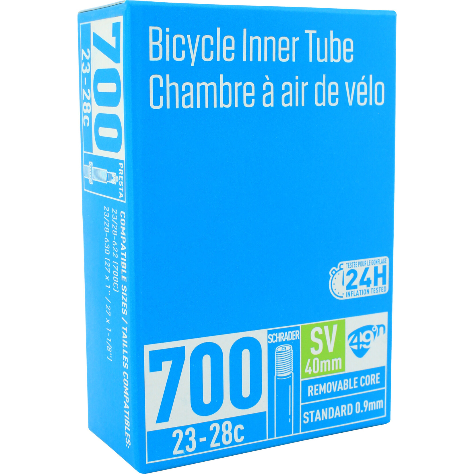 49N Chambre à air - valve Schrader 700c