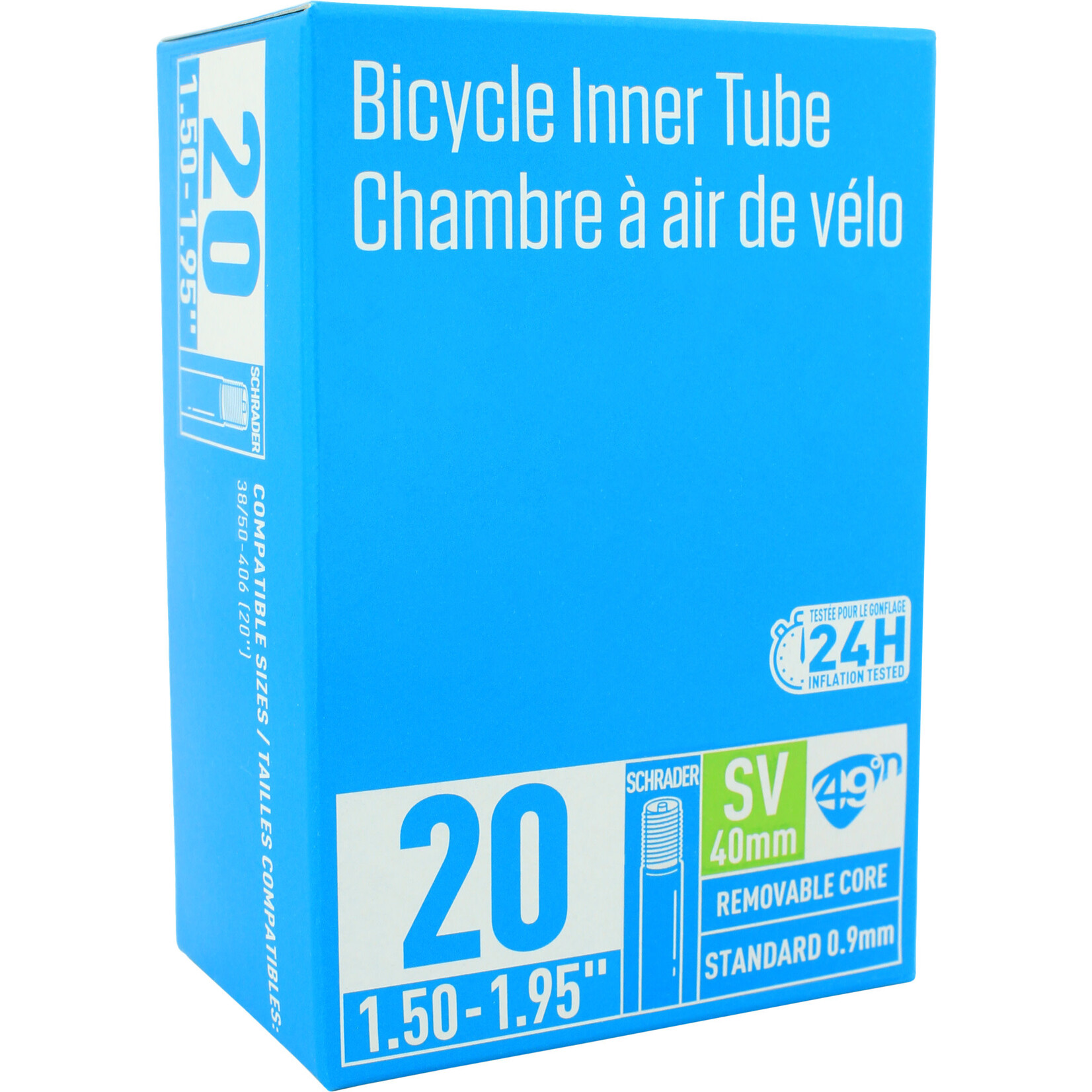 49N Chambre à air - valve Schrader 20po