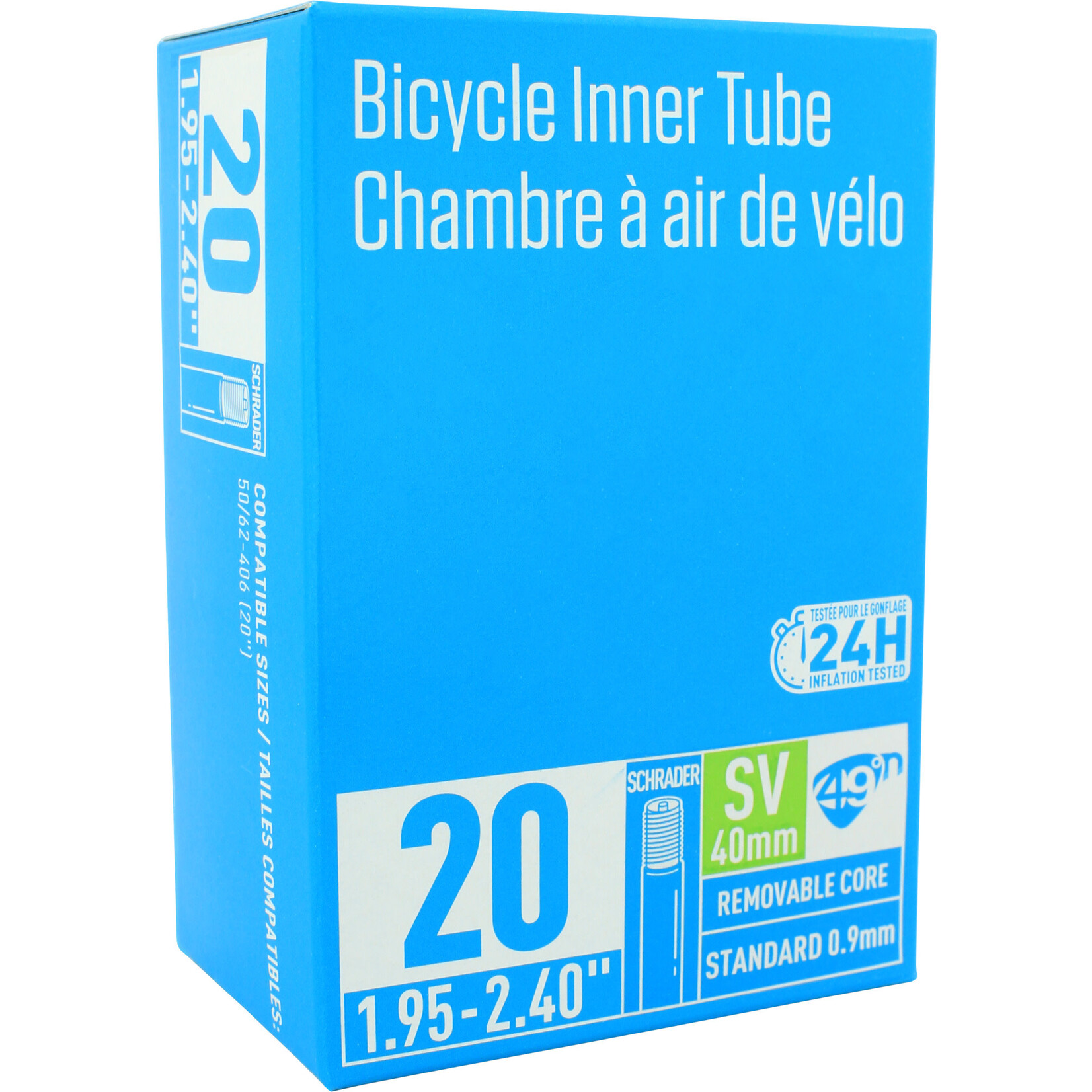 49N Chambre à air - valve Schrader 20po