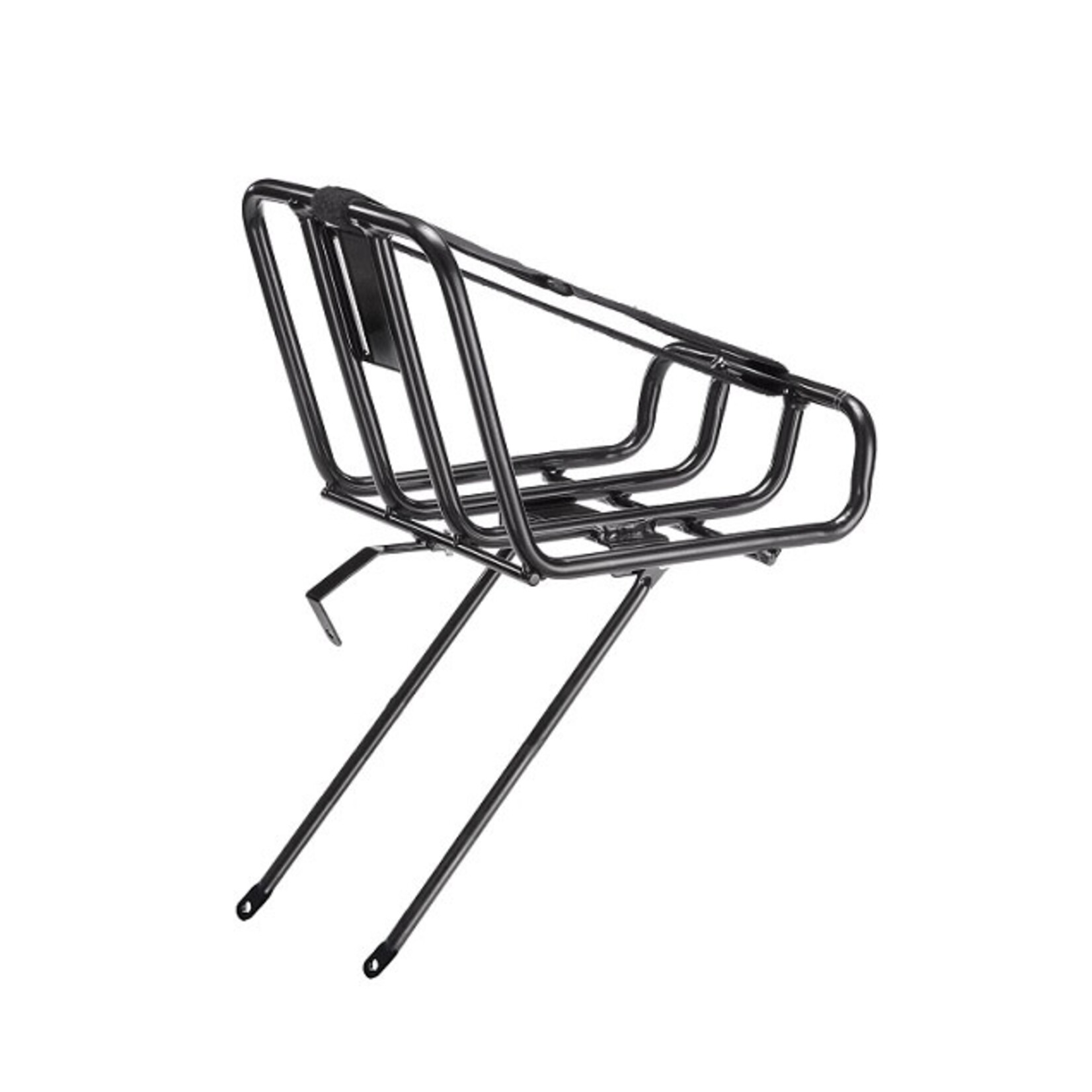 Front rack with strap