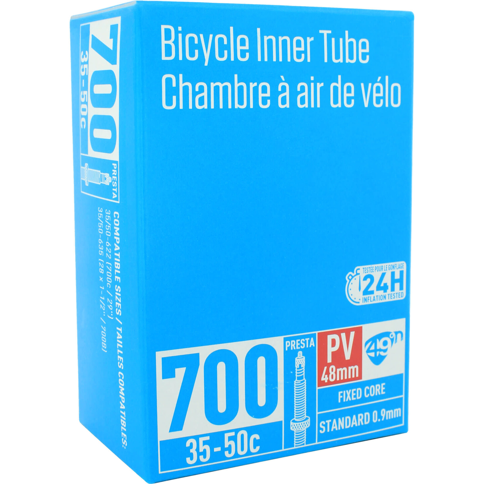 49N Chambre à air - valve Presta 48mm 700c