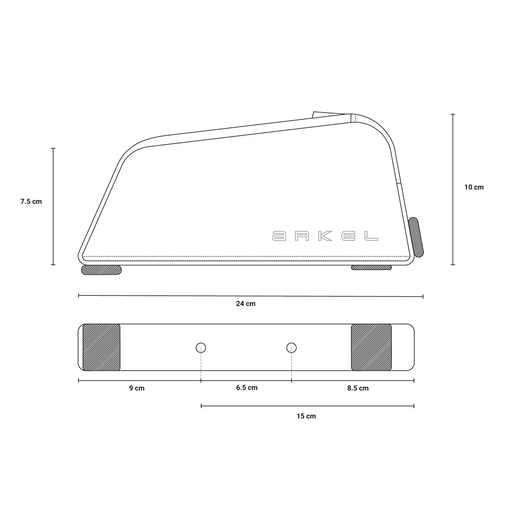 Arkel Taco - Sac top tube