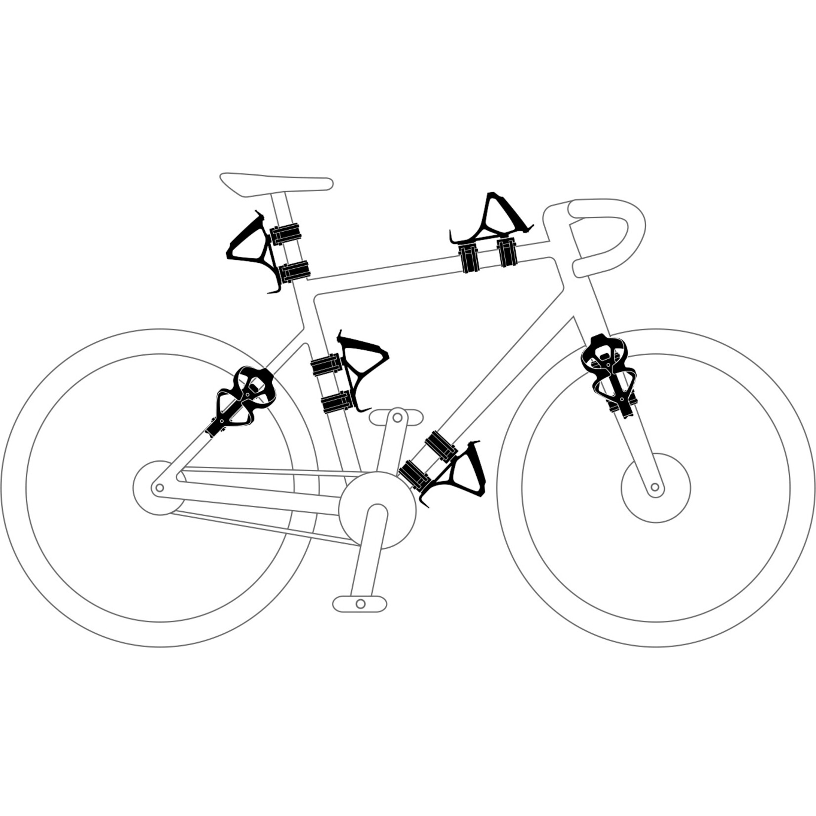 Zéfal Support de porte-bidon Gizmo