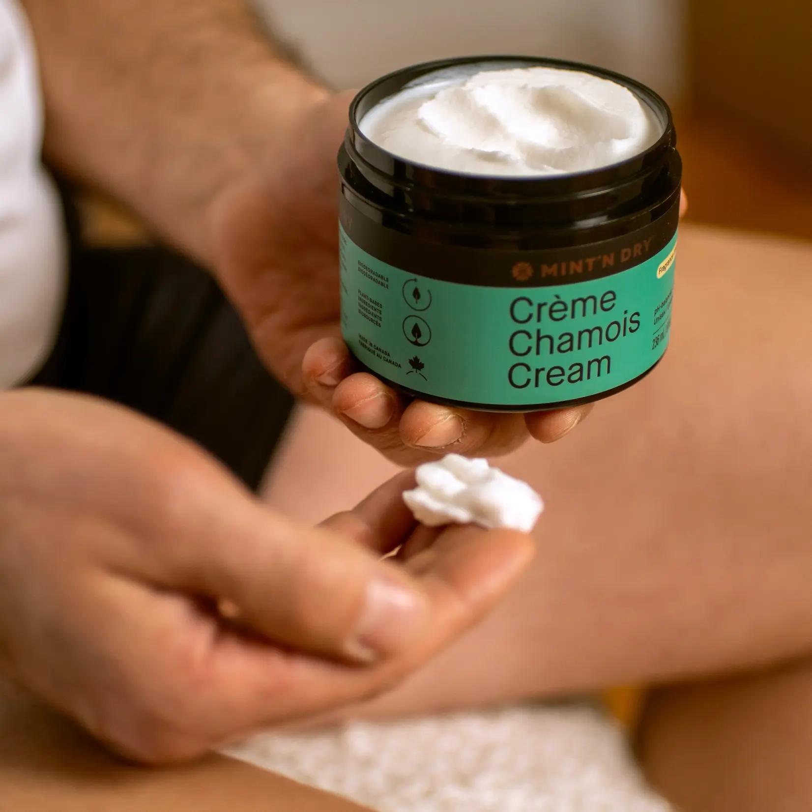 MINT'N DRY Natural Chamois Cream
