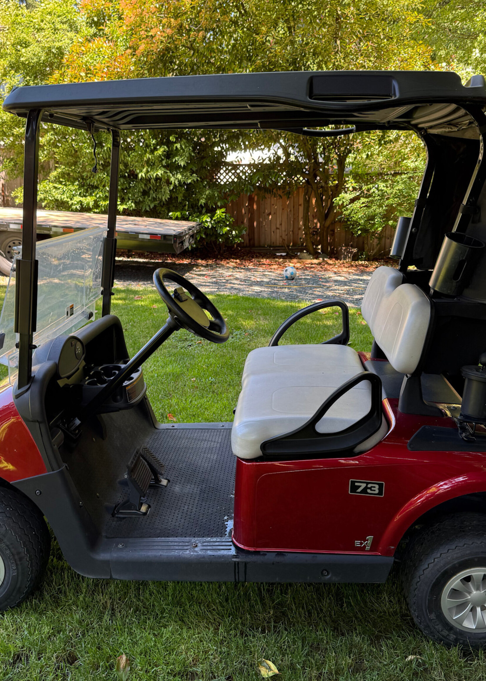 EZGO 2020 EZGO RXV EX1 Burgundy Gas - 5577339