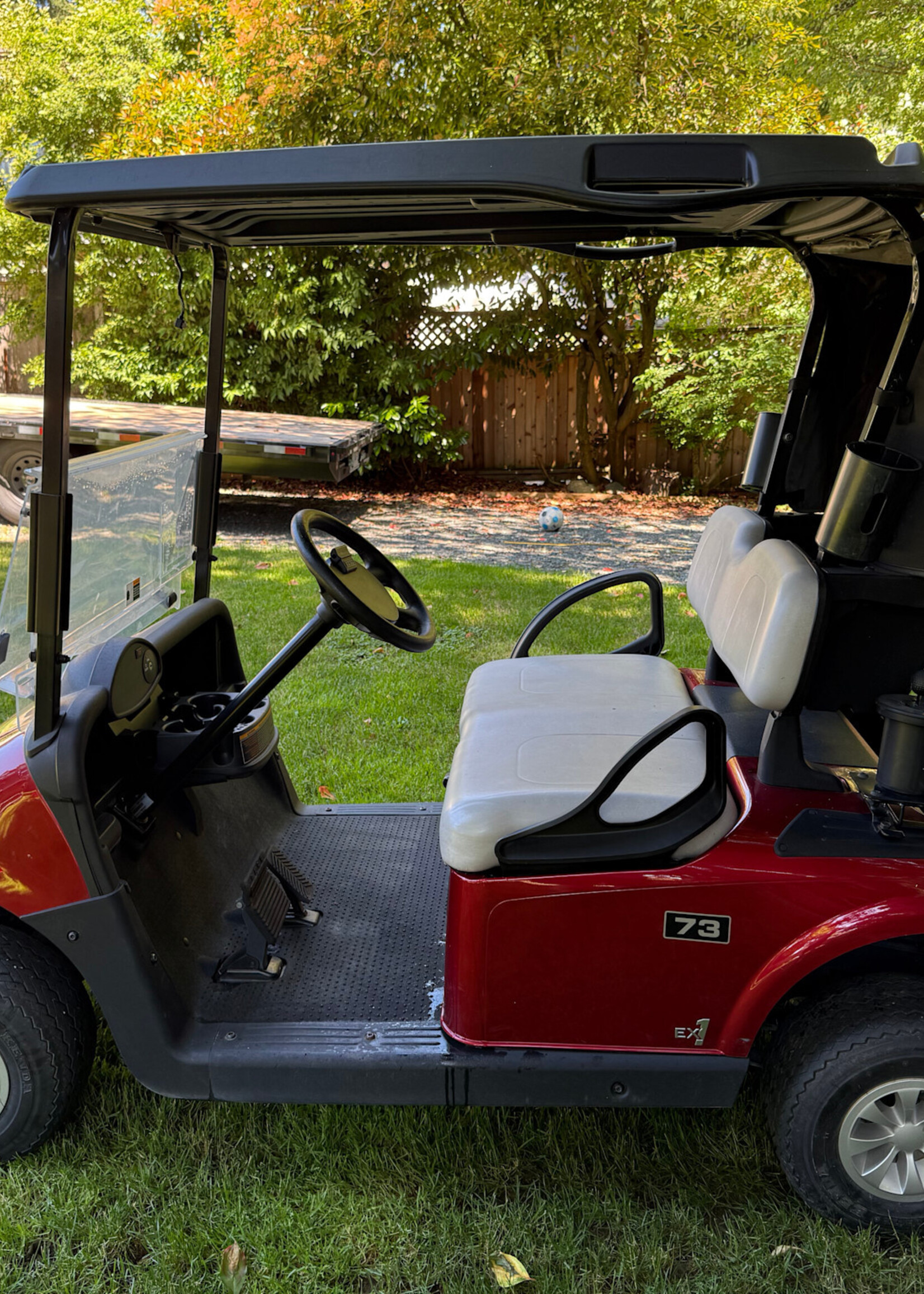 EZGO 2020 EZGO RXV EX1 Burgundy Gas 5577482