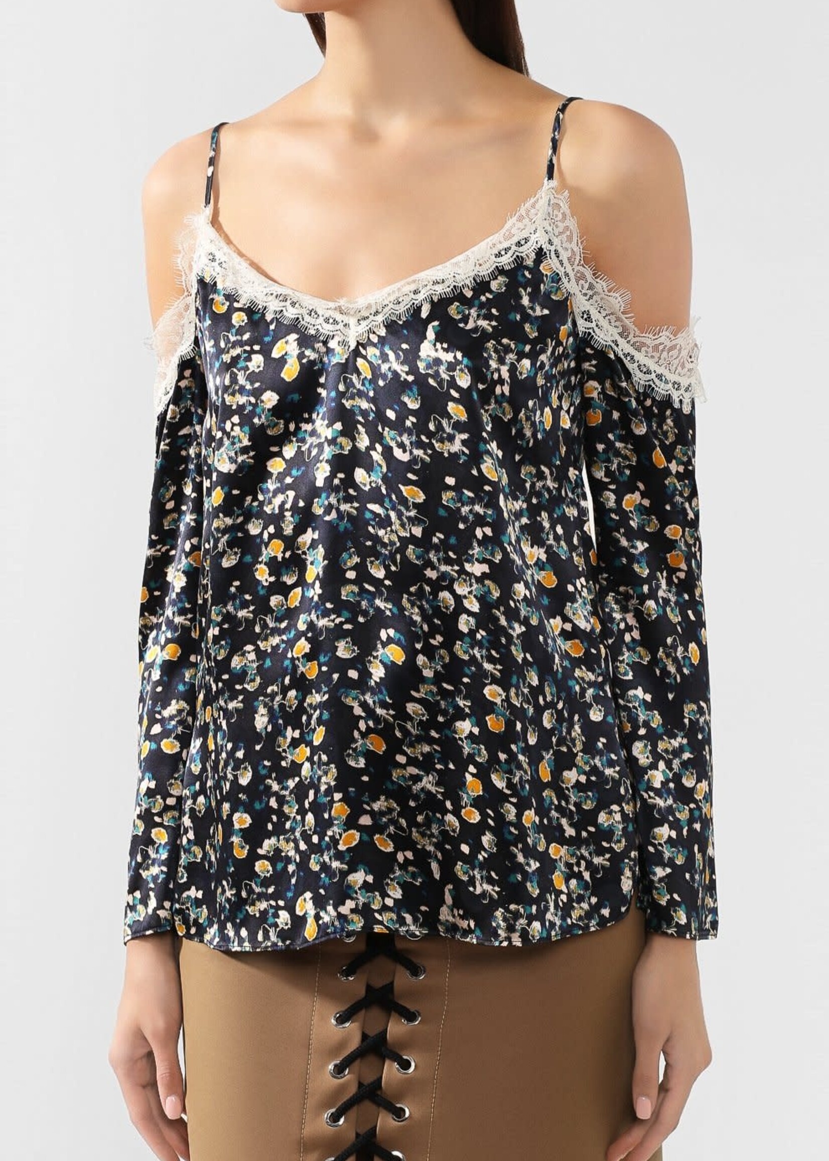 SCH SCH BLUSA PASTEL FLOWERING BLOUSE