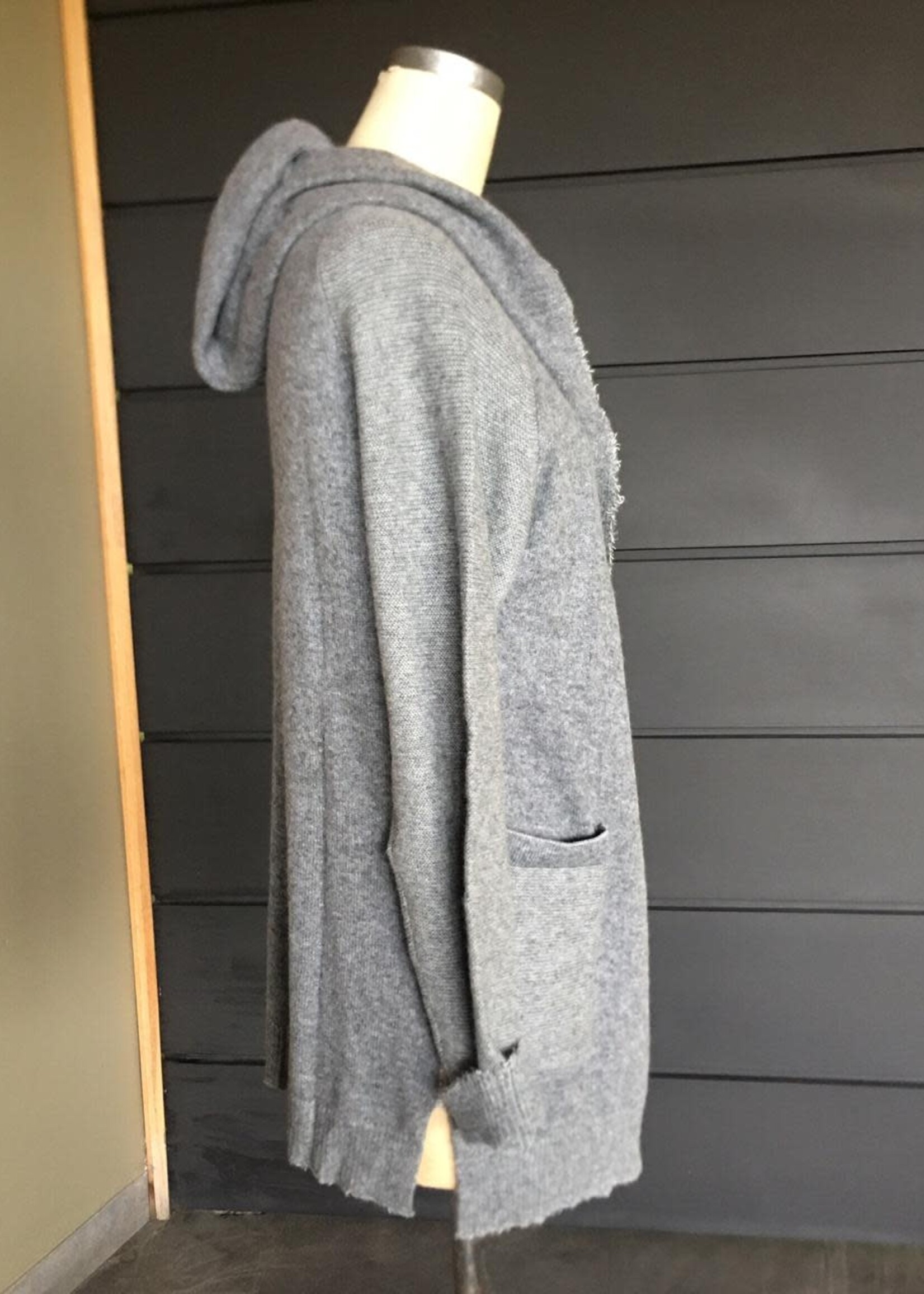 HEN HEN SWEATER HOODED LONG