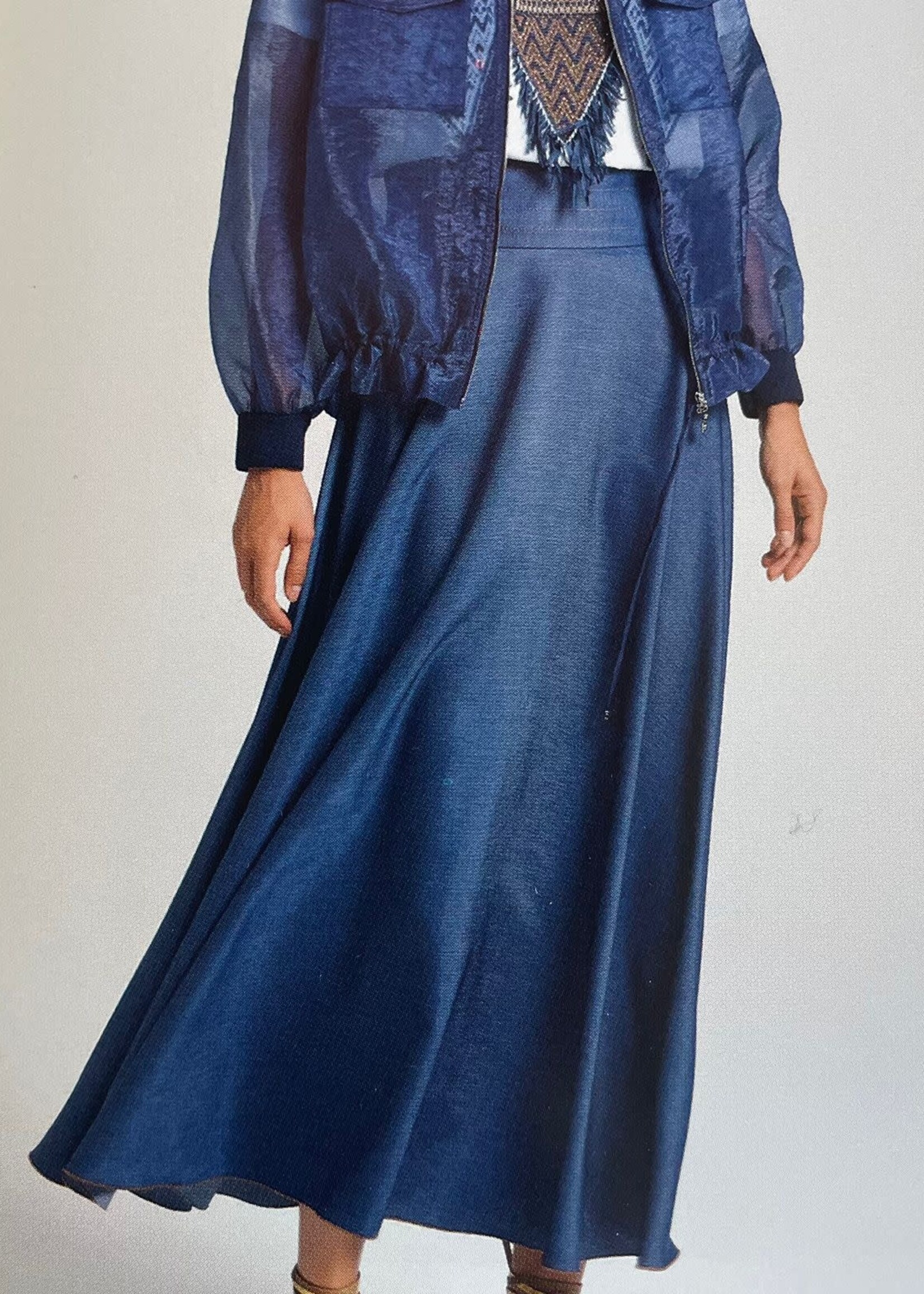 DE DE FALDA DEMIN GONNA RUOTA