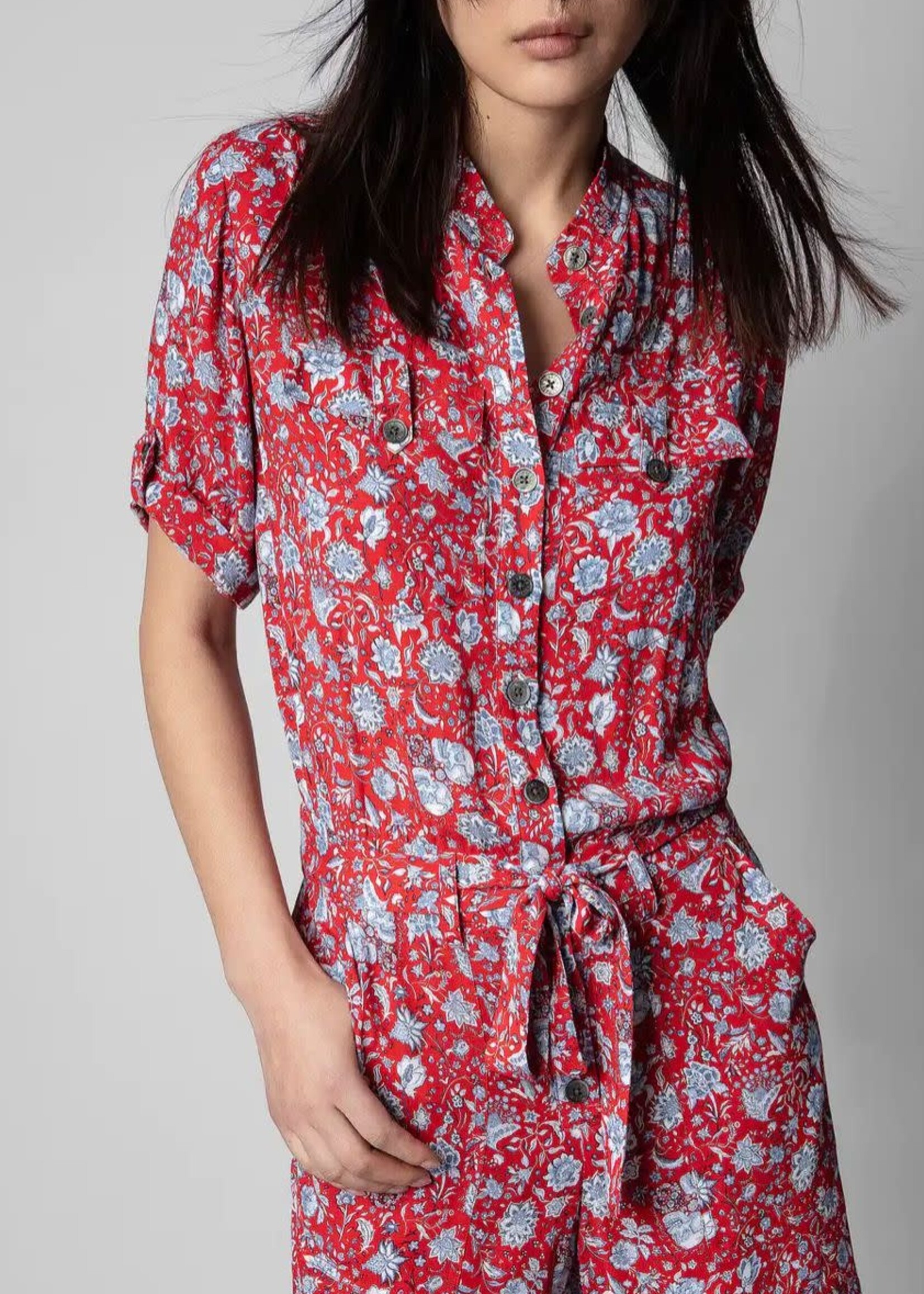 ZAD ZAD SHORT COOKIS FLOWERS FIELD