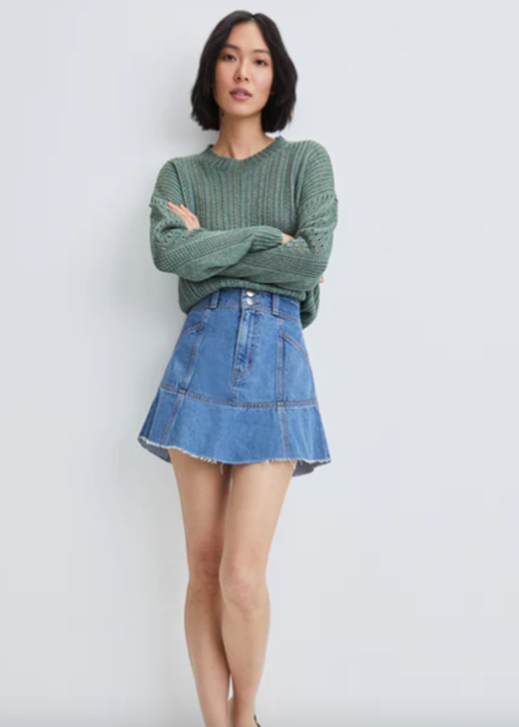 VB VB FALDA LAVELLE RUFFLED