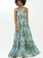 OLI OLI VESTIDO RUFFLE V-NECK CHITKA