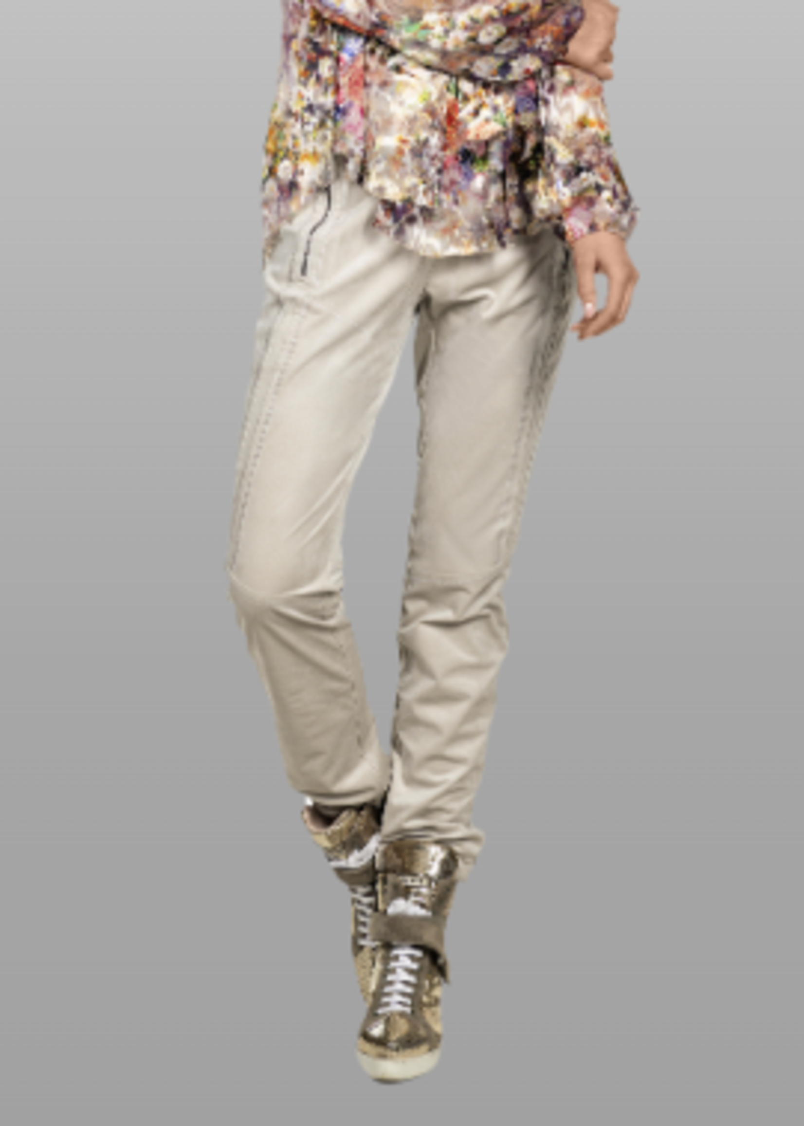 BH BH PANTALON 563 TROUSERS PEARL