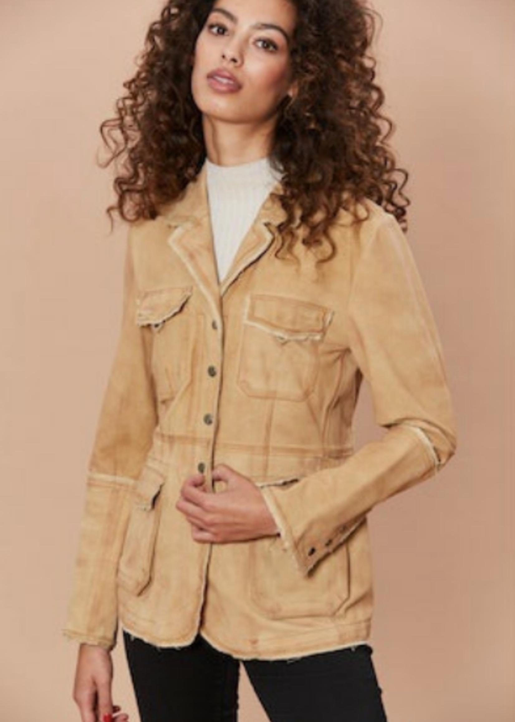 JK JK CHAMARRA MERYL WAXED CHAMOIS